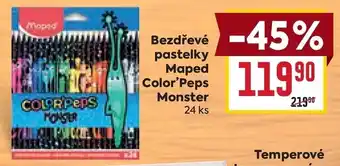 Maped bezdrževé pastelky Color'Peps Monster