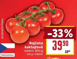 Billa Rajčata koktejlová nabídka