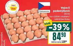 Billa Billa vejce s podestýlková nabídka