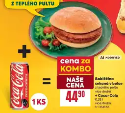 Billa Coca-Cola Babiččina sekaná v bulce nabídka