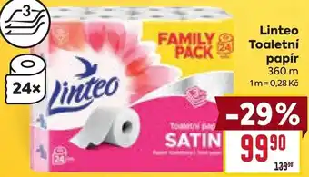 Linteo toaletní papír satín