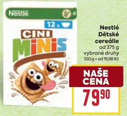 Billa Nestlé Cini Minis nabídka