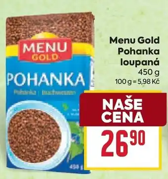 Billa Menu Gold pohanka loupaná nabídka