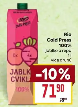 Billa Rio Cold Press jablko a řepa nabídka