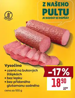 Billa Vysočina nabídka