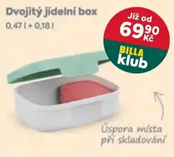 Billa Billa klub dvojitý jídelní box nabídka
