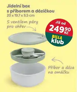 Billa Billa klub jídelní box s příborem a dózičkou nabídka