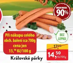 MP Krásno Královské párky nabídka