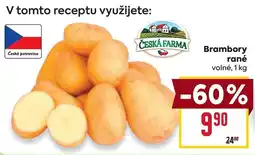 Billa Česká Farma brambory rané nabídka