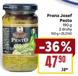 Billa Franz Josef Pesto nabídka