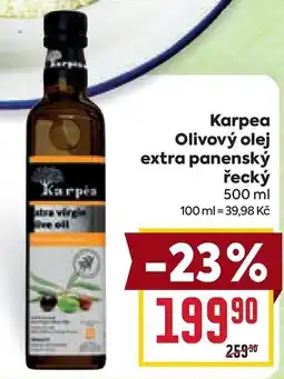 Billa Karpea olivový olej extra panenský řecký nabídka