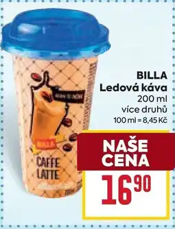Billa Billá ledová káva nabídka