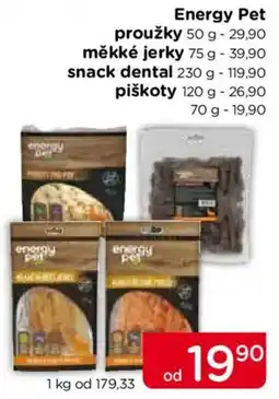 TOP drogerie Energy Pet proužky měkké jerky snack dental piškoty nabídka
