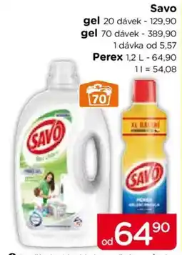 TOP drogerie Savo gel nabídka