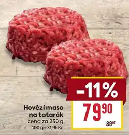 Billa Hovězí maso na tatarák nabídka