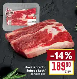 Billa Hovězí přední žebro s kostí nabídka