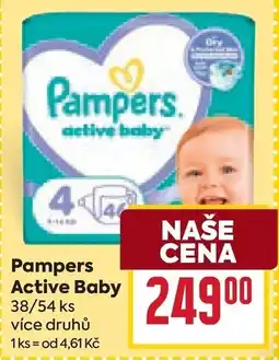 Billa Pampers Active Baby nabídka