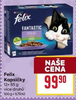 Billa Felix kapsičky nabídka