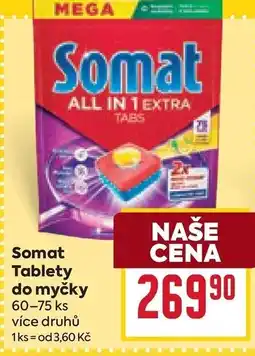 Billa Somat Tablety do myčky nabídka
