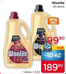 TOP drogerie Woolite keratin nabídka