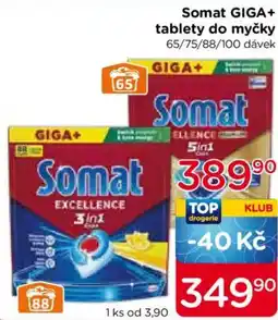 TOP drogerie Somat GIGA+ tablety do myčky nabídka