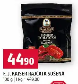 Terno F. J. Kaiser rajčata sušená nabídka