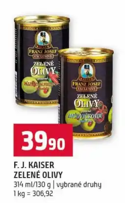 Terno F. J. Kaiser zelené olivy nabídka
