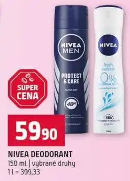 Terno Nivea deodorant nabídka