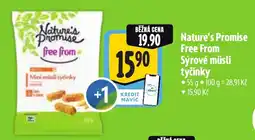 Albert Nature's Promise sýrové müsli tyčinky nabídka