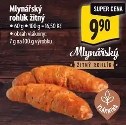 Albert Mlynářský žitný rohlík nabídka