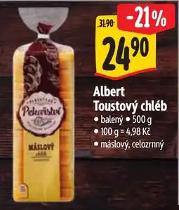 Albert Albert Toustový chléb nabídka