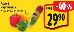 Albert Albert paprika mix nabídka