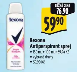 Albert Rexona Antiperspirant sprej nabídka