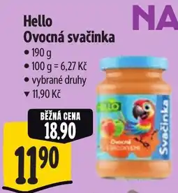 Albert Hello ovocná svačinka nabídka