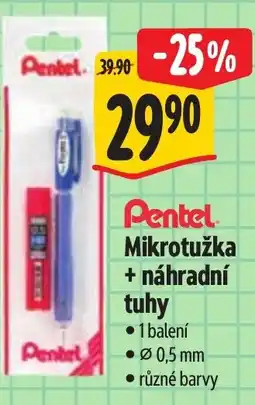 Albert Pentel mikrotužka nabídka