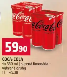 Terno Coca-Cola sycená limonáda nabídka