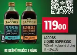 Terno Jacobs liquid espresso nabídka
