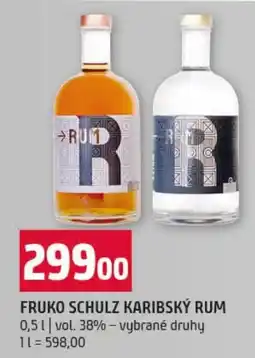 Terno Fruko schulz karibský rum nabídka