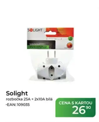 Tamda Foods Solight rozbočka 25A + 2x10A bílá nabídka