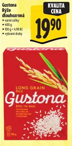 Albert Gustona rýže dlouhozrnná nabídka