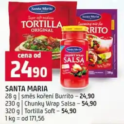 Terno Santa Maria směs koření Burrito nabídka