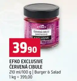 Terno Efko exclusive červená cibule nabídka