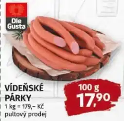 Terno Die Gusta vídeňské párky nabídka
