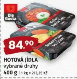 Terno Die Gusta hotová jídla nabídka