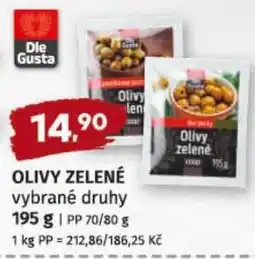Terno Die Gusta olivy zelené nabídka
