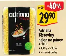 Albert Adriana Těstoviny nabídka
