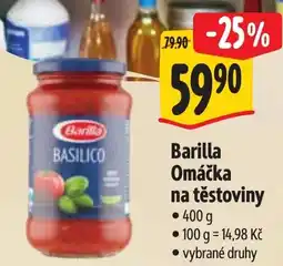 Albert Barilla Omáčka na těstoviny nabídka