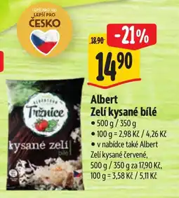 Albert Albert zelí kysané bílé nabídka