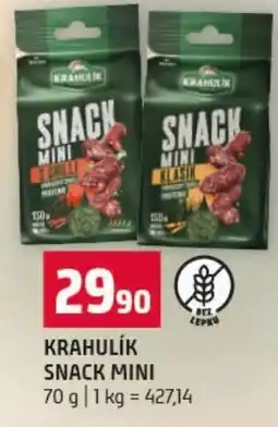 Terno Krahlík snack mini nabídka