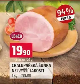 Terno Le&Co chalupářská šunka nejvyšší jakosti nabídka